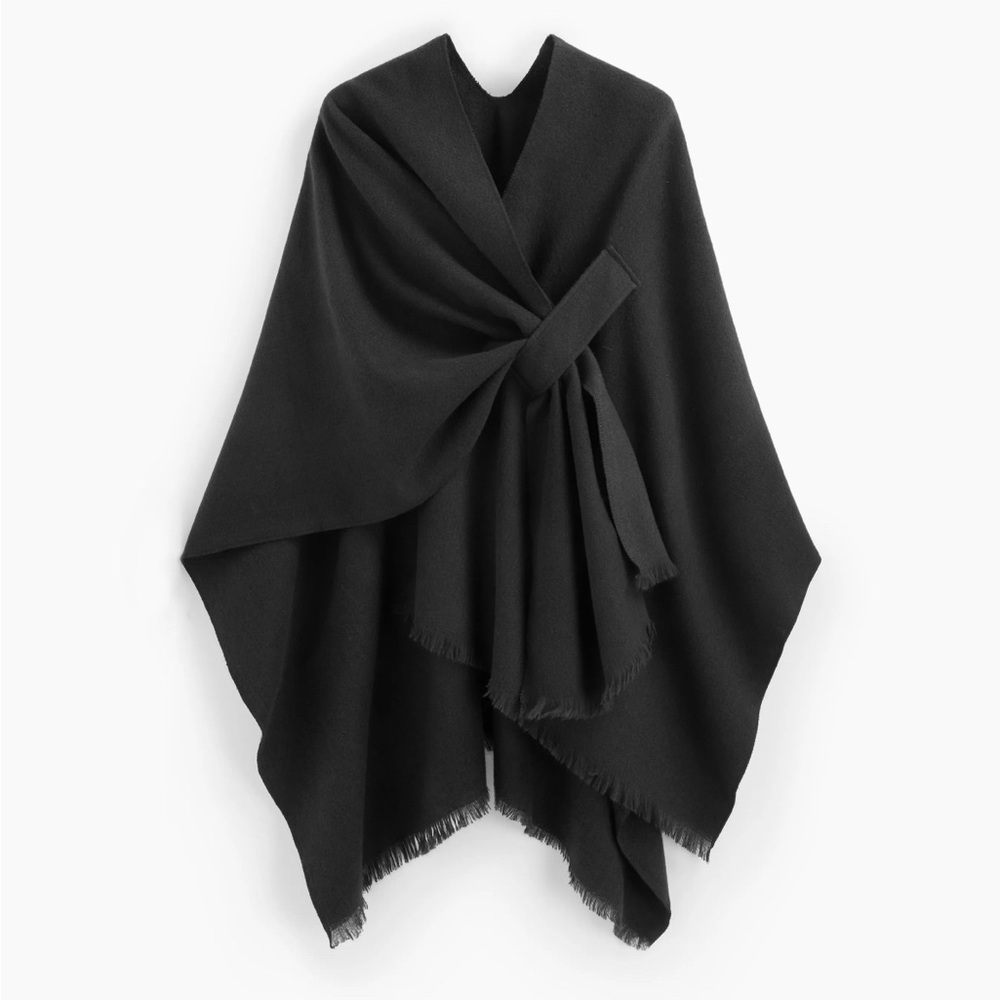 Cider Winter Warm Shawl Black– New With Tags